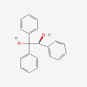 Chemical structure of (2S)-1,1,2-Triphenyl-1,2-ethanediol