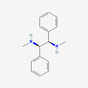 Chemical structure of (1R,2R)-N,N′-Dimethyl-1,2-diphenylethane-1,2-diamine