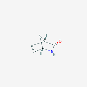 Chemical structure of (1S)-(+)-2-Azabicyclo[2.2.1]hept-5-en-3-one