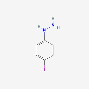 Chemical structure of 4-Iodophenylhydrazine