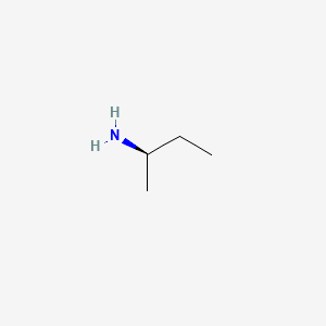 Chemical structure of (R)-(-)-sec-Butylamine
