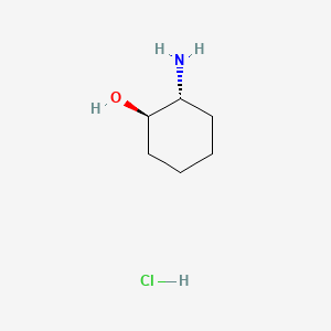 Chemical structure of (1R,2R)-trans-2-Aminocyclohexanol hydrochloride