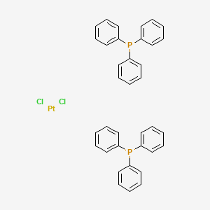 Chemical structure of Bis(triphenylphosphine)platinum chloride