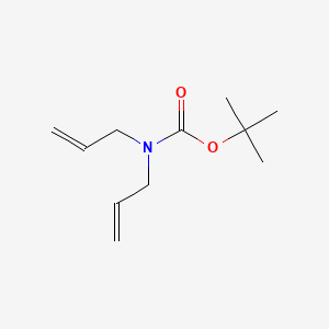 Chemical structure of tert-Butyl N,N-diallylcarbamate