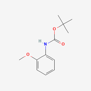 Chemical structure of N-Boc-2-methoxyaniline