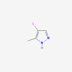 Chemical structure of 4-Iodo-3-methylpyrazole