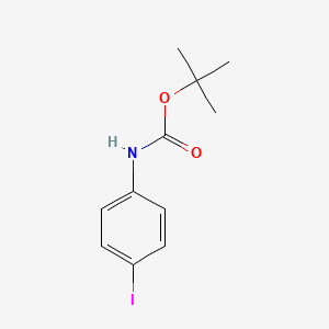 Chemical structure of N-Boc-4-iodoaniline