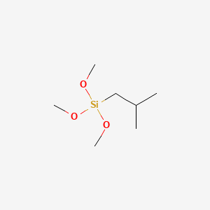 Chemical structure of Isobutyltrimethoxysilane