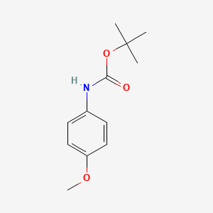 Chemical structure of N-Boc-4-methoxyaniline
