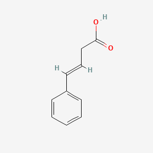 Chemical structure of trans-Styrylacetic acid