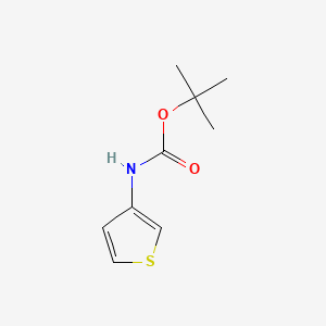 Chemical structure of N-Boc-3-aminothiophene