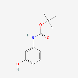 Chemical structure of N-Boc-3-aminophenol