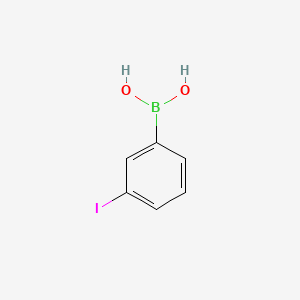 Chemical structure of 3-Iodophenylboronic acid