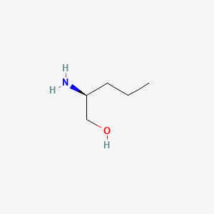 Chemical structure of (2S)-2-aminopentan-1-ol