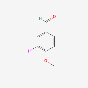 Chemical structure of 3-Iodo-4-methoxybenzaldehyde