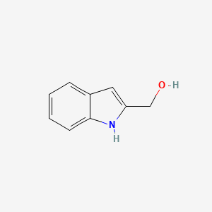 Chemical structure of 1H-Indole-2-methanol