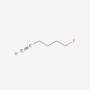 Chemical structure of 6-Iodo-1-hexyne
