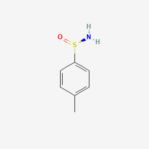 Chemical structure of (R)-(-)-p-Toluenesulfinamide