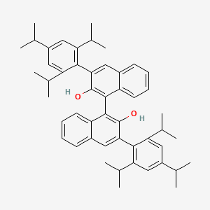 Chemical structure of (R)-3,3′-Bis(2,4,6-triisopropylphenyl)-1,1′-bi-2-naphthol