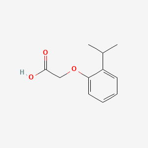 Chemical structure of (2-Isopropylphenoxy)acetic acid