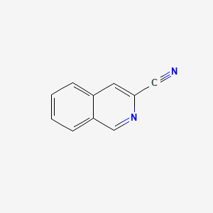 Chemical structure of 3-Isoquinolinecarbonitrile
