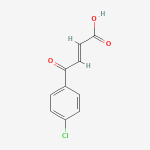 Chemical structure of trans-3-(4-Chlorobenzoyl)acrylic acid