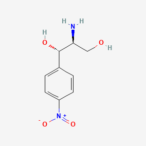 Chemical structure of (1S,2S)-(+)-2-Amino-1-(4-nitrophenyl)-1,3-propanediol
