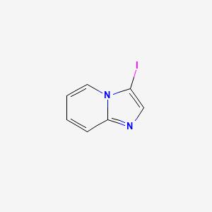 Chemical structure of 3-Iodoimidazo[1,2-a]pyridine