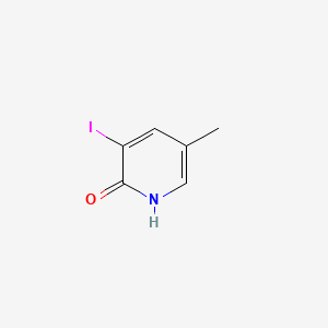 Chemical structure of 3-Iodo-5-methylpyridin-2-ol