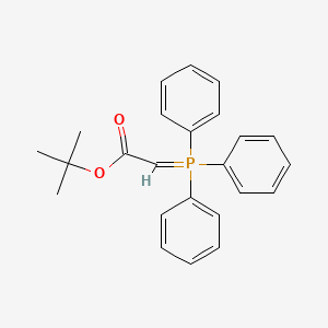 Chemical structure of (tert-Butoxycarbonylmethylene)triphenylphosphorane