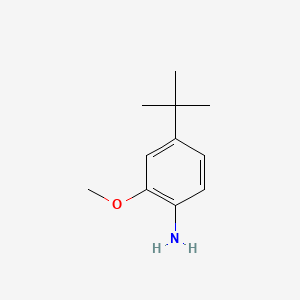 Chemical structure of 5-tert-Butyl-o-anisidine
