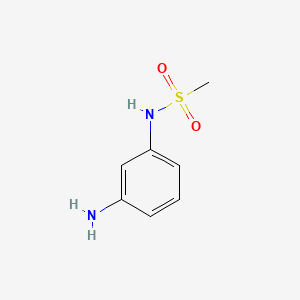Chemical structure of N-(3-Aminophenyl)methanesulfonamide