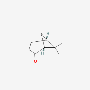 Chemical structure of (1R)-(+)-Nopinone