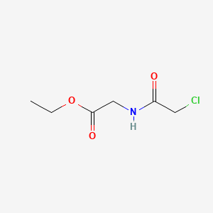 Chemical structure of N-(Chloroacetyl)glycine ethyl ester