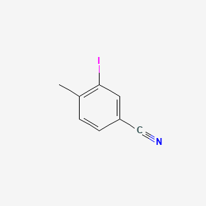 Chemical structure of 3-Iodo-4-methylbenzonitrile
