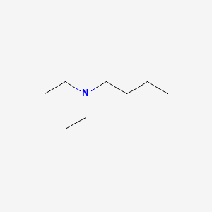 Chemical structure of Diethylbutylamine