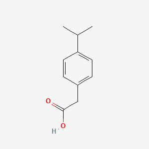 Chemical structure of 4-Isopropylphenylacetic acid