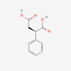 Chemical structure of (R)-(-)-Phenylsuccinic acid