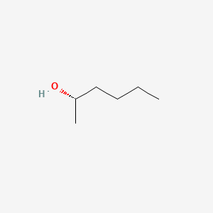 Chemical structure of (S)-(+)-2-Hexanol