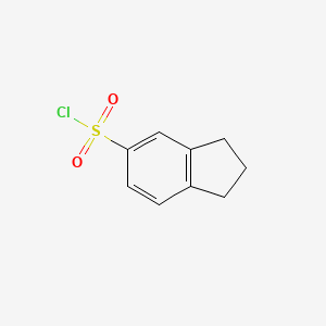 Chemical structure of Indan-5-sulfonyl chloride
