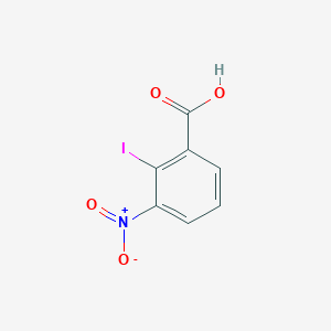 Chemical structure of 2-Iodo-3-nitrobenzoic acid