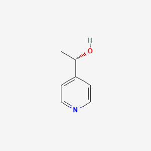 Chemical structure of (S)-(-)-α-Methyl-4-pyridinemethanol