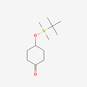 Chemical structure of 4-(tert-Butyldimethylsilyloxy)cyclohexanone