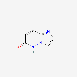 Chemical structure of Imidazo[1,2-b]pyridazin-6-ol