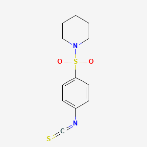 Chemical structure of 1-[(4-Isothiocyanatophenyl)Sulfonyl]-Piperidine