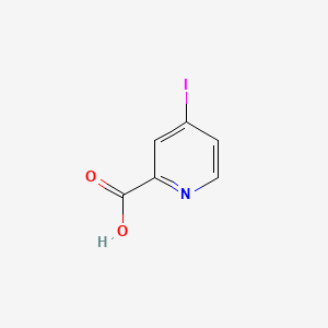 Chemical structure of 4-iodopyridine-2-carboxylic acid