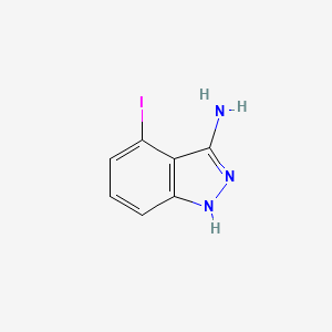 Chemical structure of 4-iodo-1H-indazol-3-amine