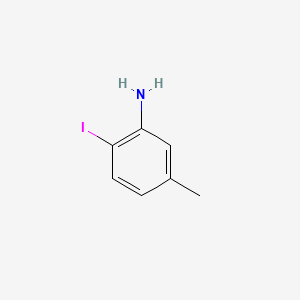 Chemical structure of 2-Iodo-5-methylaniline
