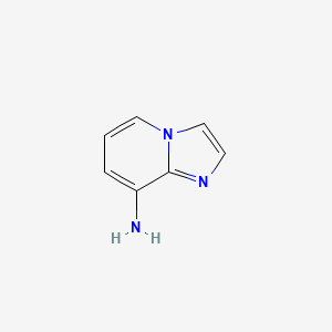 Chemical structure of Imidazo[1,2-a]pyridin-8-amine