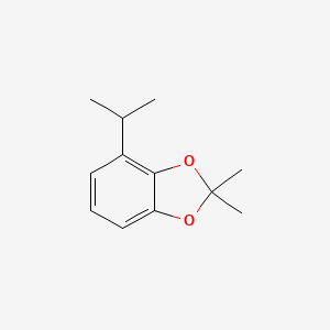 Chemical structure of 2,2-Dimethyl-4-isopropyl-1,3-benzodioxole